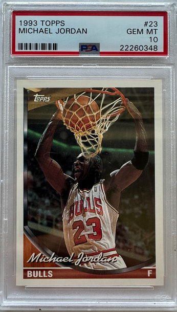 1993 Topps Michael Jordan #23 PSA 10