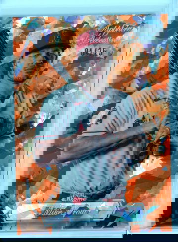 2023 Topps Chrome Sapphire Sapphire Selections SS21 Mike Trout Orange Refractor 