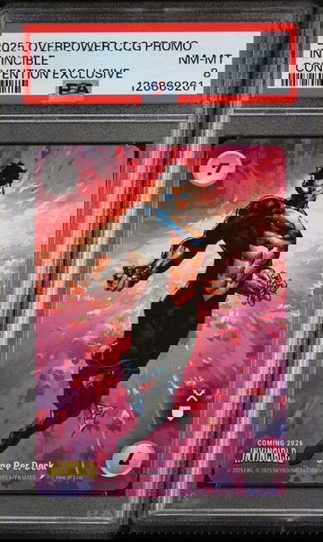 2025 Overpower Ccg Promos Convention Exclusive Invincible PSA 8