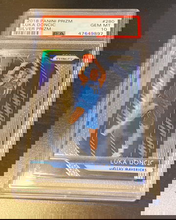 Luka Doncic 2018 Silver Prizm PSA 10