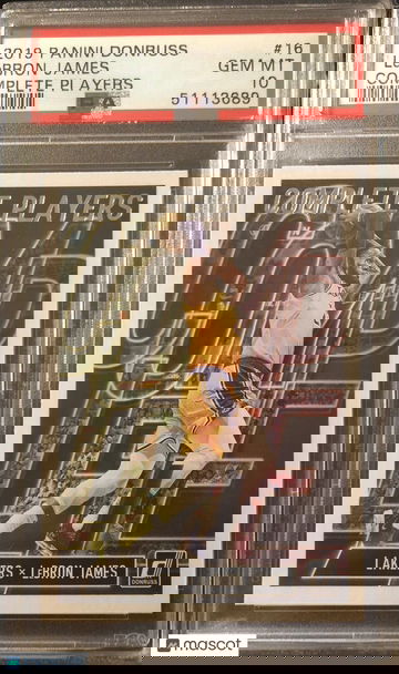 LEBRON JAMES 2019 Panini Donruss Complete Players #60 PSA 10 GEM MINT  LA Lakers