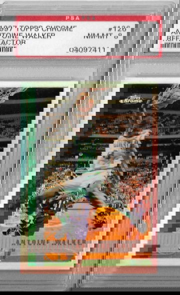 1997-98 Topps Chrome Refractor Antoine Walker