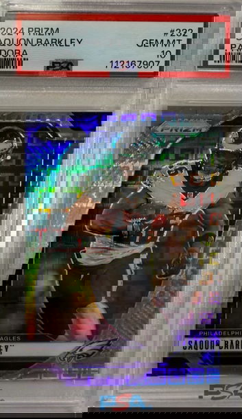 Saquon Barkley 2024 prizm pandora #232 PSA 10 