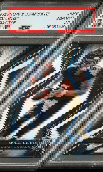 Will Levis 2023 Topps Resurgence Refractor NFL #100 Rookie Card PSA 10 Gem Mint