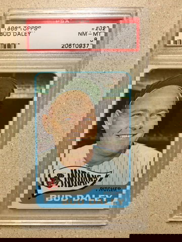 1965 Topps #262 Bud Daley PSA 8 NM-MT INDIANS 