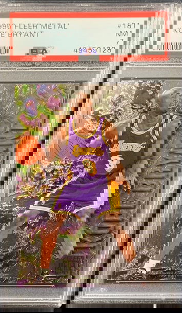 1996 Fleer Metal Kobe Bryant PSA 7