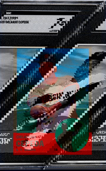 1963 Topps #520 Orlando Cepeda SGC 7 NM Giants HOF