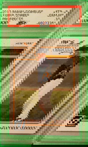 PSA 10 New York Yankees Prospects Gleyber Torres RC Graded Gem Mint