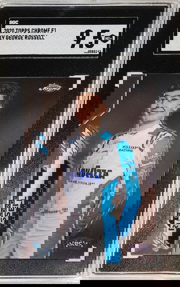 George Russell Topps Chrome SGC 9.5 F1 Formula 1 Racing 