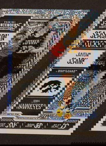 2024 Panini Contenders #CC1 Caitlin Clark Collection Season Ticket /399 CC1