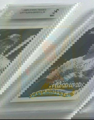 1989 Topps Traded Ken Griffey Jr BGS 9 Mint