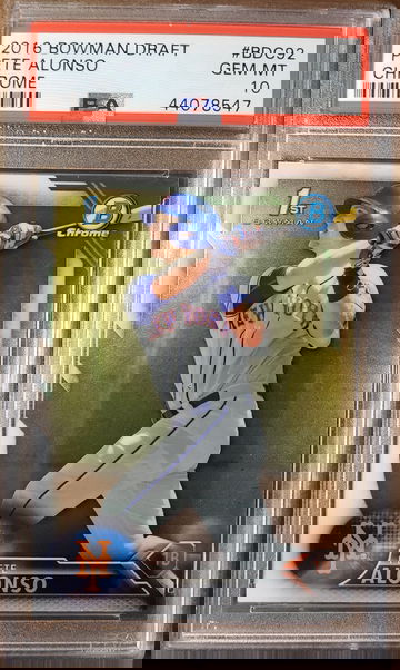 2016 Bowman Draft Chrome Pete Alonso 1st Bowman PSA 10