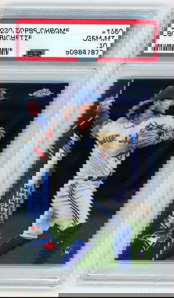 2020 topps chrome bo bichette psa 10