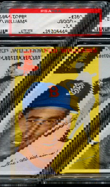 1954 Topps #250 Ted Williams PSA 2.5