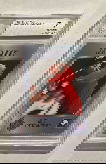 Tiger Woods 2004 Sports Illustrated SI for Kids #335 BGS 7 Near Mint