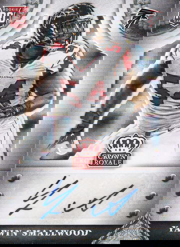 2014 Crown Royale Yawin Smallwood #S-YS RC Silver Plaid Auto 35/75