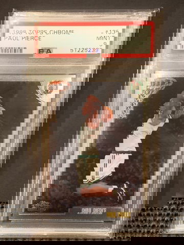 1998 Paul Pierce Topps Chrome psa 9