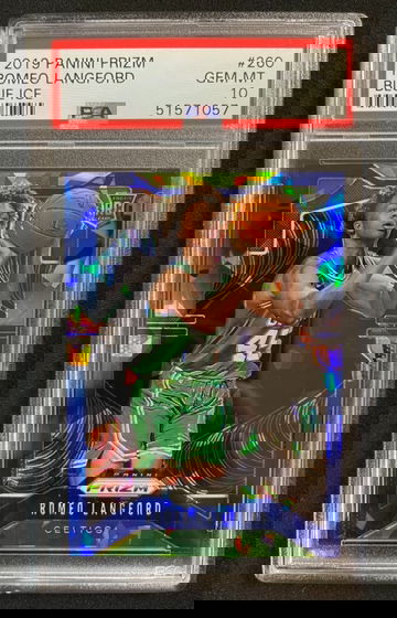 Romeo Langford 2019 Panini Prizm Blue Ice RC #d /99