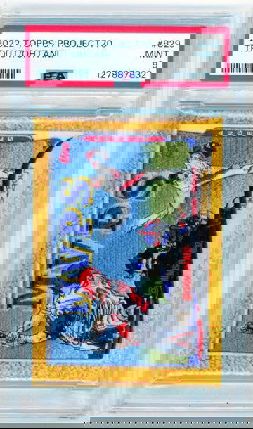 2022 Topps Project70 #829 Trout/Ohtani PSA 9 MINT!