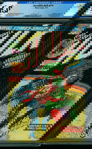 INCREDIBLE HULK #174, CGC 6.0 FN