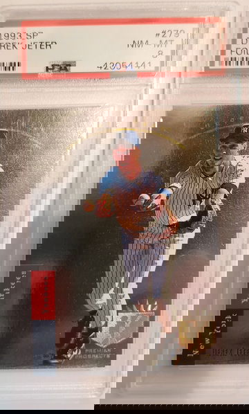 1993 SP Derek Jeter Rookie PSA 8