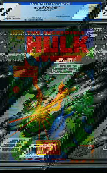 INCREDIBLE HULK #469, CGC 9.8 NM/MT -- HIGHEST GRADED!