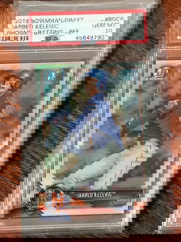 2018 Bowman Chrome Refractor Jarred Kelenic PSA 10
