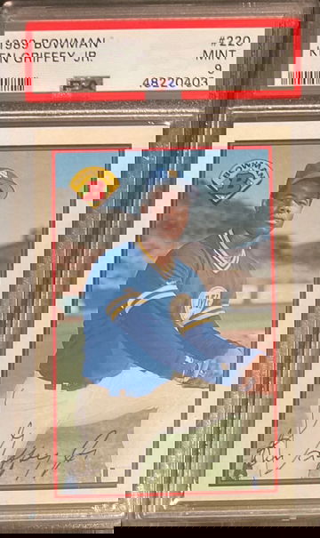 1989 Bowman Ken Griffey Jr RC PSA 9