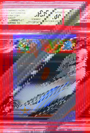 2019 Bowman Chrome Seth Beer Purple Auto (1st Bowman) #222/250