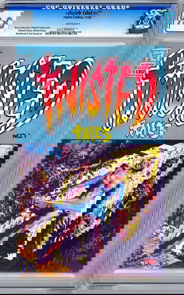 TWISTED TALES #1 CGC 9.8 RARE CULT CLASSIC INDIE HORROR SERIES PACIFIC 1982