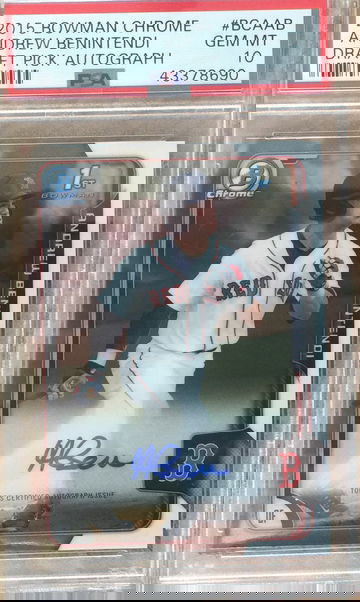 Andrew Benintendi auto PSA 10