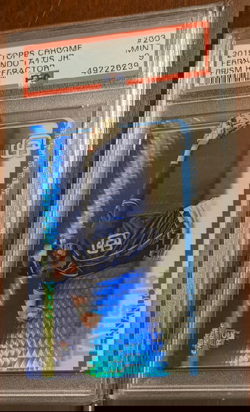 2019 Topps Chrome Fernando Tatis Jr. Prism Refractor RC PSA 9