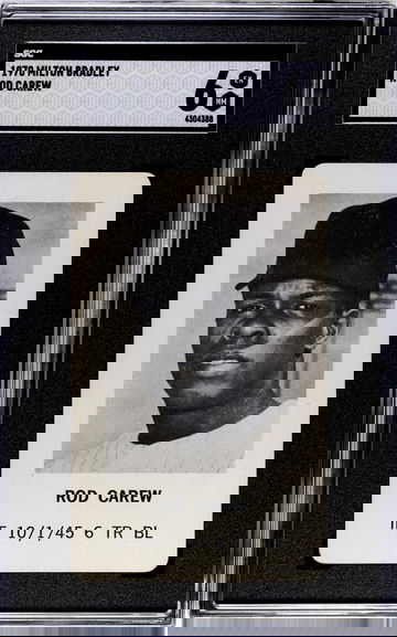 RARE! ROD CAREW Card 1970 Milton Bradley Twins Angels HOF Graded EX Near Mint