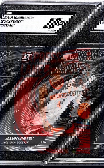 2022-23 Panini Donruss Optic Express Lane Jalen Green #18 SGC 10