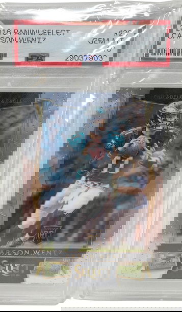 2016 Panini Select Concourse Carson Wentz #20 rookie RC PSA 10 