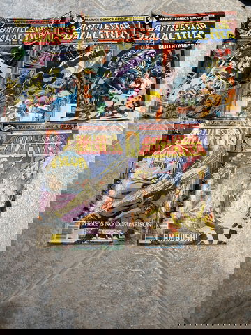 Lot of (5) 1979-80 Battlestar Galactica Comics #1 #2 #3 #5 #16 Marvel