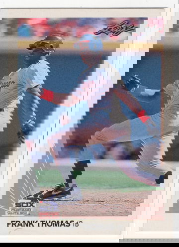 1990 LEAF FRANK THOMAS # 300 ROOKIE HOF