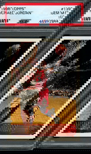 1996 Topps #139 Michael Jordan PSA 10 GEM MINT