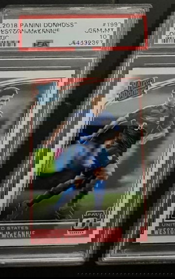 2018 Panini Donruss Optic RC Weston McKennie PSA 10 Gem Mint