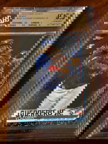 2019 Topps Uodate Vladimir Guerrero Jr BLACK rc 63/67 BGS 9.5