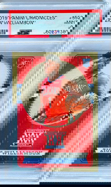 2019 Panini Chronicles Zion Williamson RC #552 PSA 9