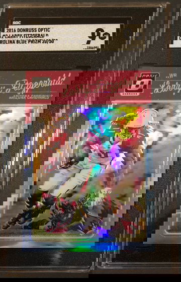 Larry Fitzgerald 2016 Donruss Optic Carolina Blue /50