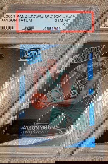 Jayson Tatum 2017 Optic #198 PSA 10