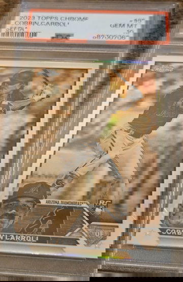 2023 Topps  Chrome Corbin Carroll Sepia Refractor PSA 10