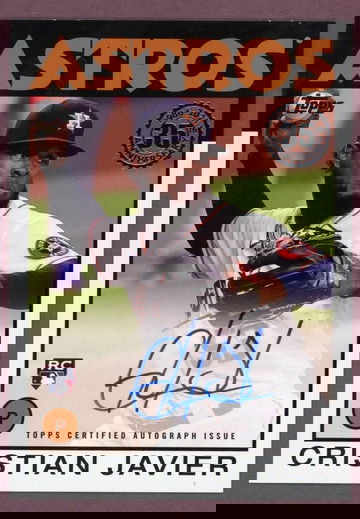 2021 TOPPS 35TH ANNIVERSARY CHRISTIAN JAVIER AUTO