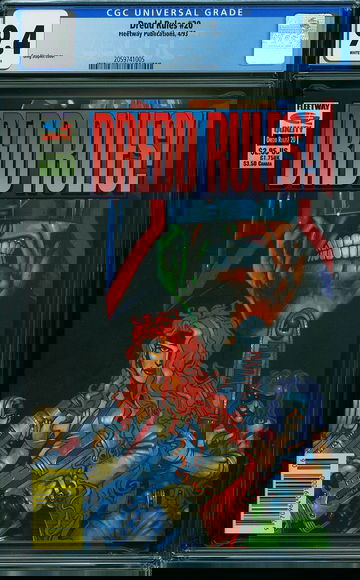 DREDD RULES #20, CGC 9.4 NM