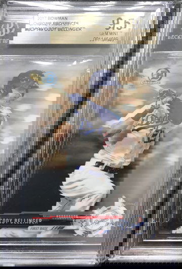 2017 bowman chrome prospects Cody bellinger BGS 9.5 dodgers