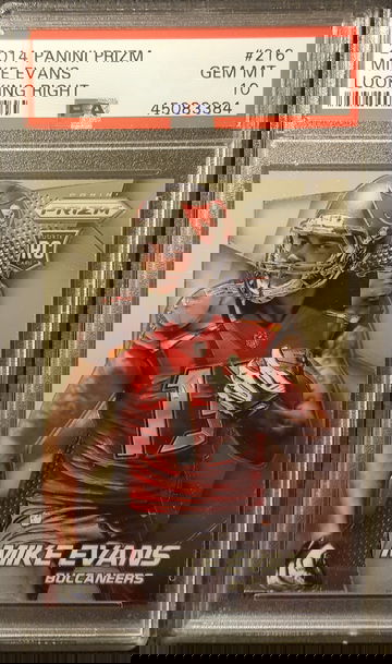 2014 Panini Prizm Mike Evans Tampa Bay Buccaneers Rookie PSA 10