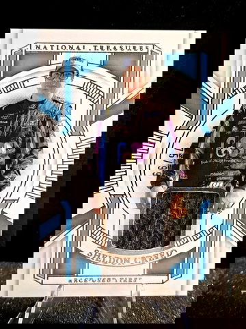 2025 National Treasures Racing Nascar  Sheldon Creed  RACE USED Tires Relic  /99