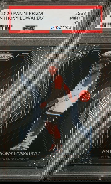 Anthony Edwards 2020 Prizm Rookie Base PSA 9